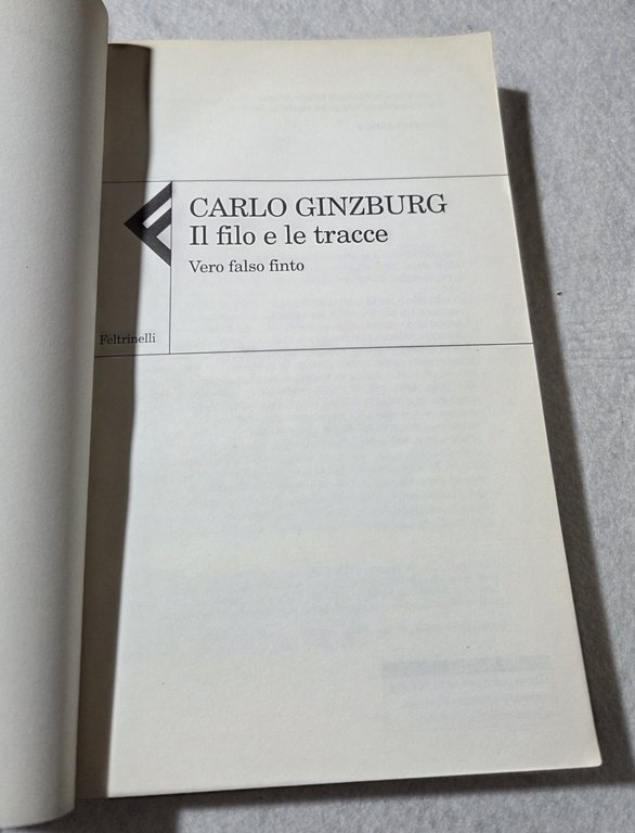 Il filo e le tracce. Vero, falso, finto | Immagine Gallery 2