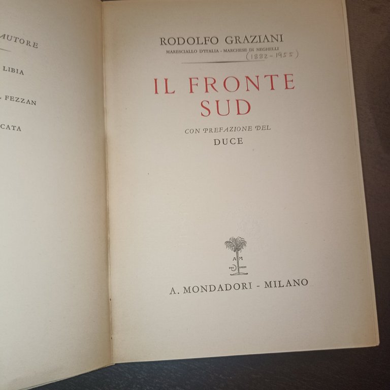 Il fronte sud