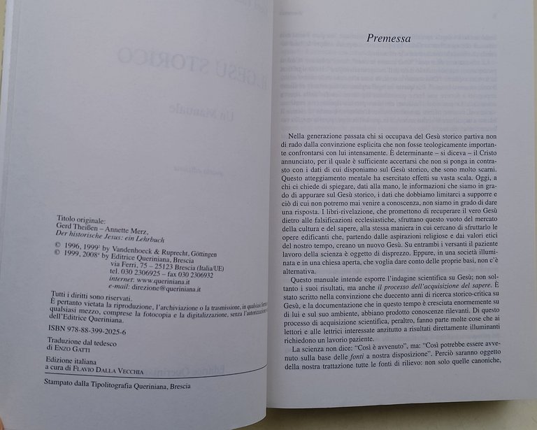 Il Gesu' storico-Un manuale