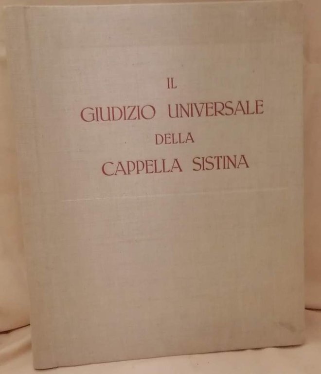 IL GIUDIZIO UNIVERSALE DELLA CAPPELLA SISTINA (1936?)