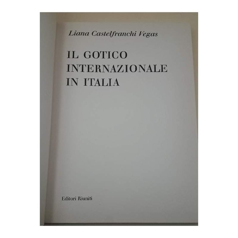 IL GOTICO INTERNAZIONALE IN ITALIA(1966)