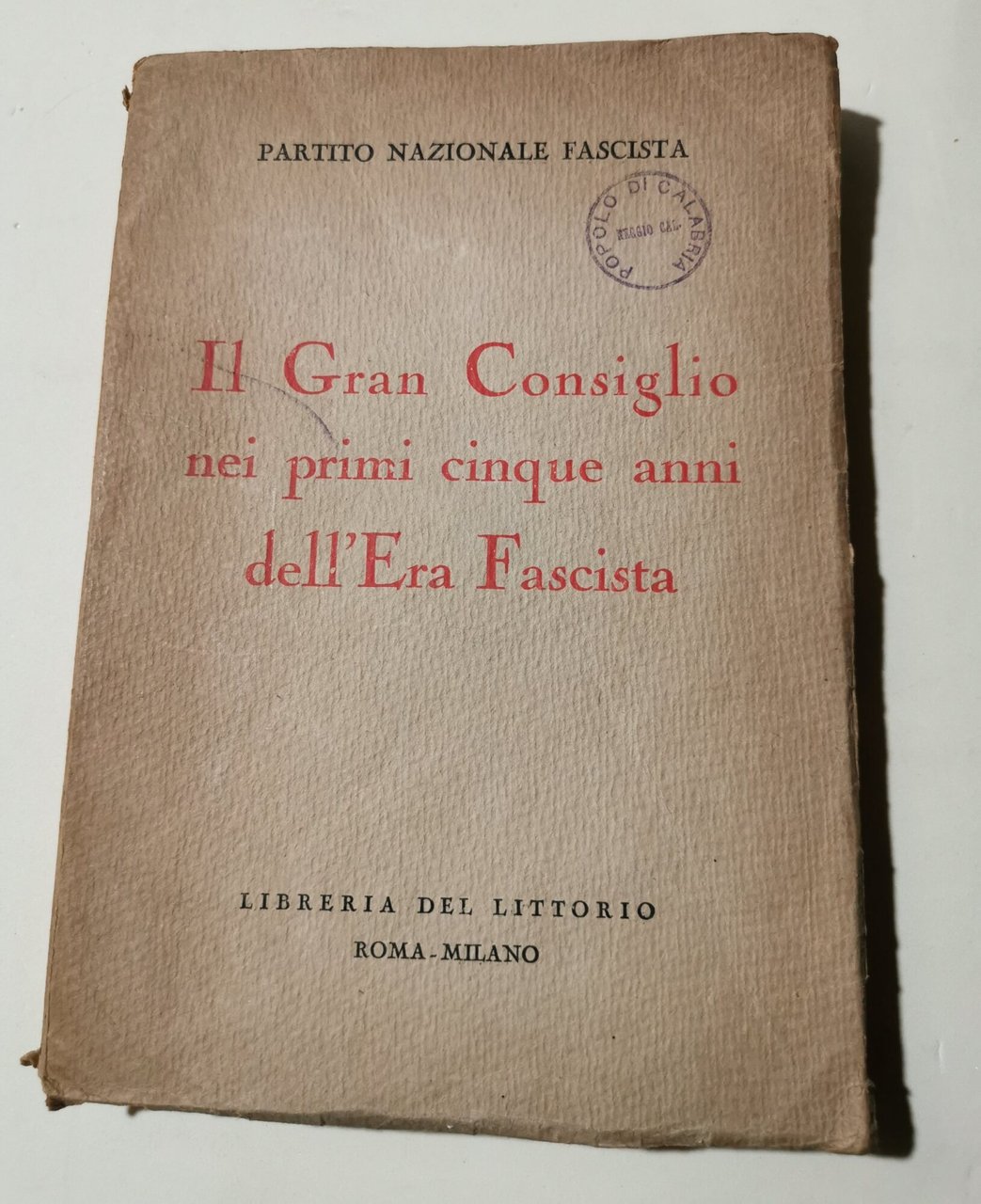 Il Gran Consiglio nei primi cinque anni dell'Era Fascista | Immagine principale