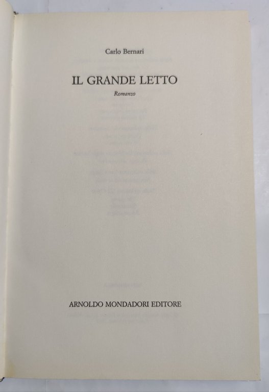 Il grande letto