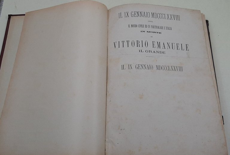 Il IX gennaio MDCCCLXXVIII ossia - Il mondo civile in … | Immagine Gallery 3