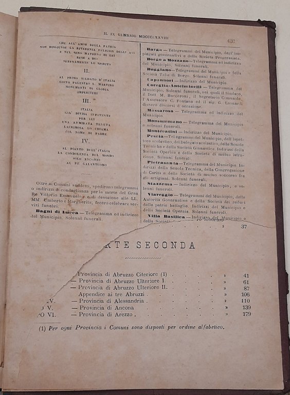 Il IX gennaio MDCCCLXXVIII ossia - Il mondo civile in … | Immagine Gallery 4