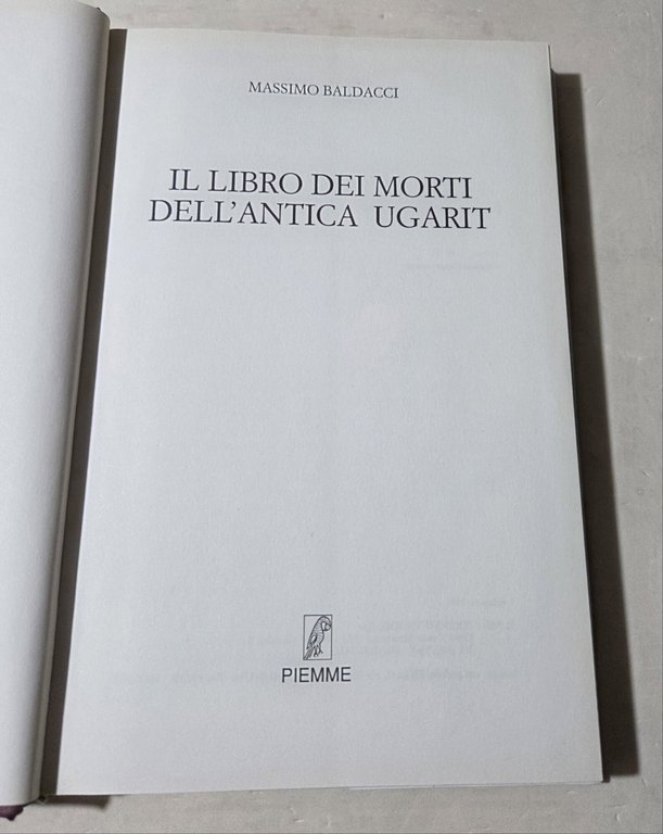 Il libro dei morti della antica Ugarit