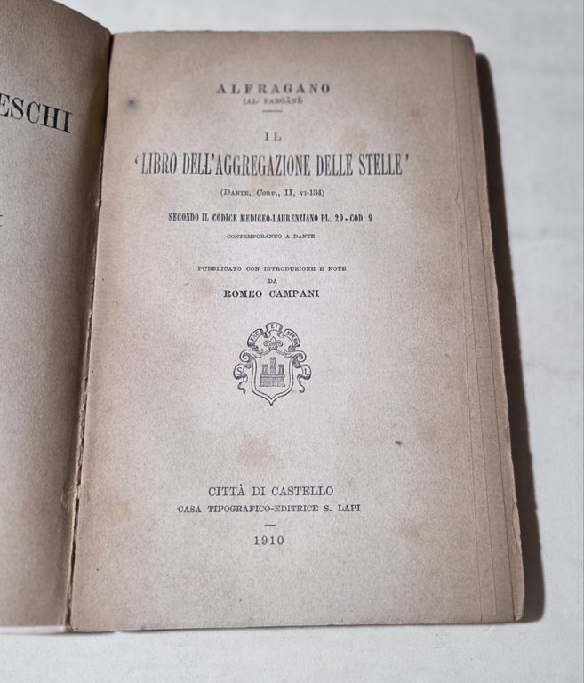 Il " Libro dell'aggregazione delle stelle "