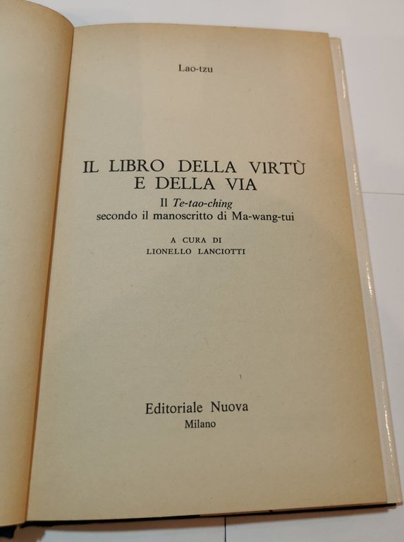 Il libro della virtu' e della vita