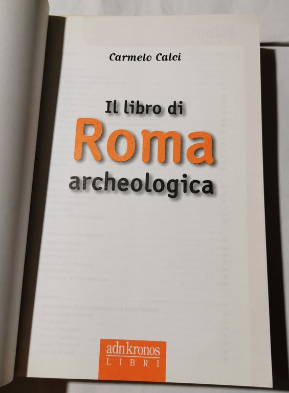 Il libro di Roma archeologica