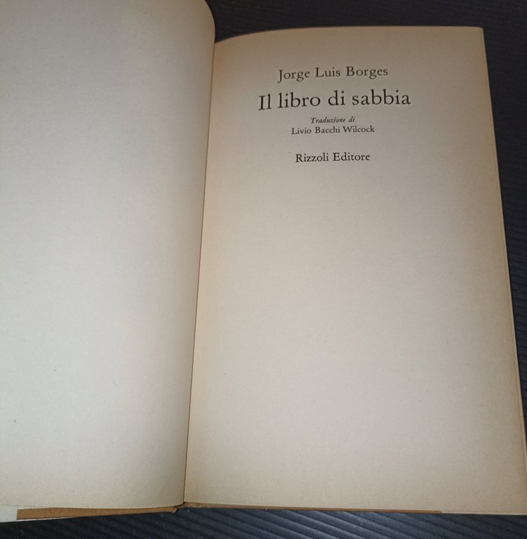 Il libro di sabbia