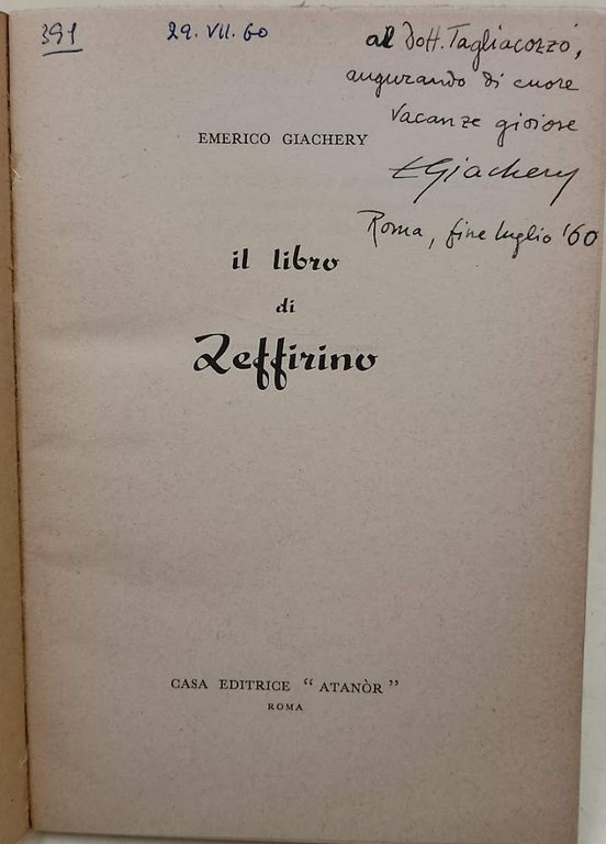 IL LIBRO DI ZEFFIRINO(1955)