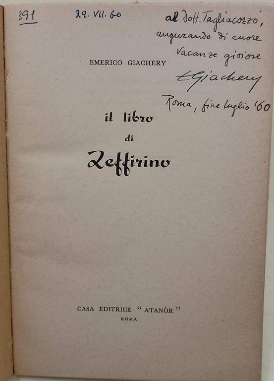 IL LIBRO DI ZEFFIRINO(1955)