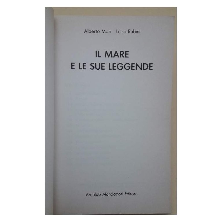 IL MARE E LE SUE LEGGENDE(1987)