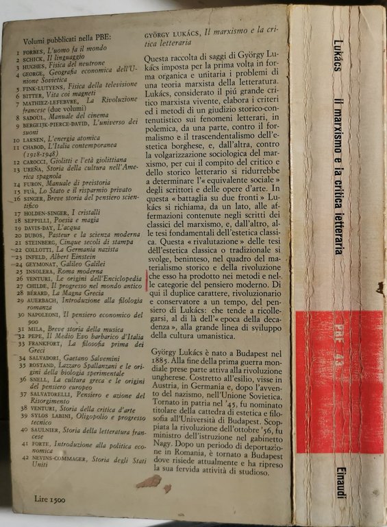 Il marxismo e la critica letteraria