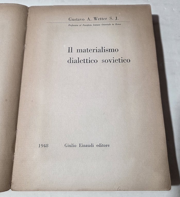 Il materialismo dialettico sovietico