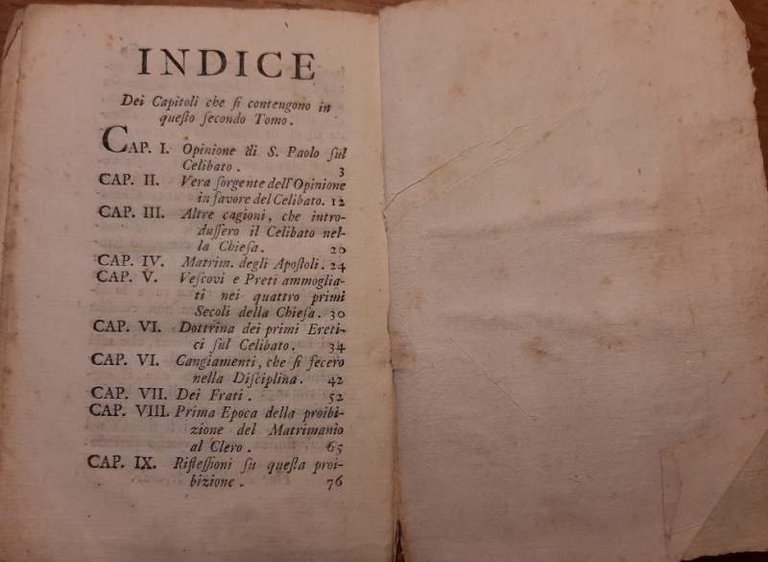 IL MATRIMONIO DEGLI ANTICHI PRETI E IL CELIBATO DEI MODERNI-II …