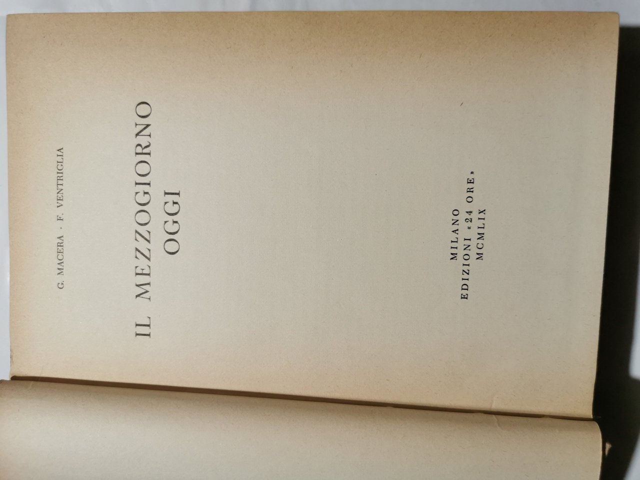 Il Mezzogiorno oggi | Immagine principale