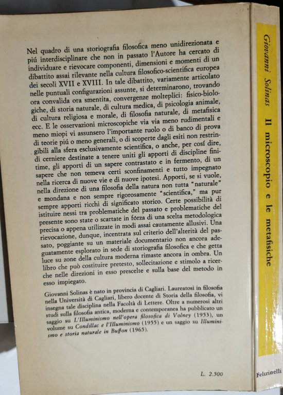 Il microscopio e le metafisiche - Epigenesi e preesistenza da …