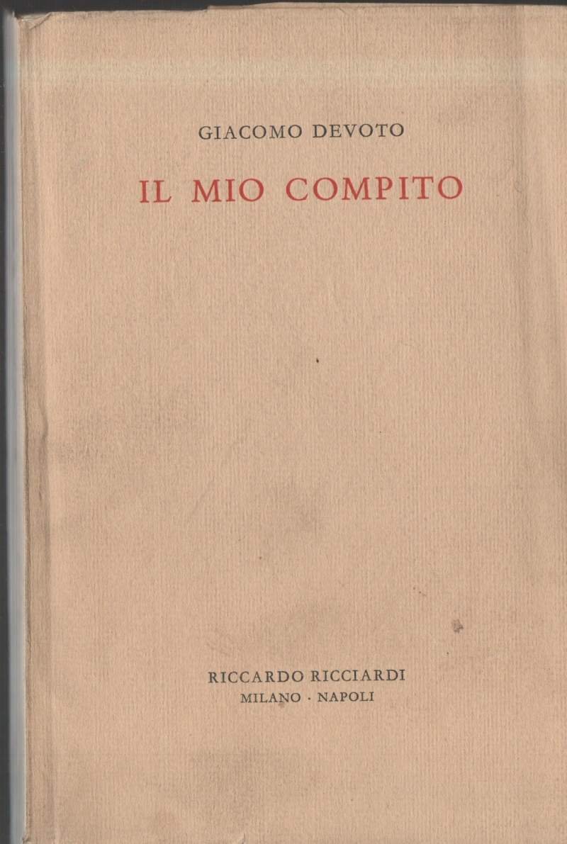 IL MIO COMPITO (1972)