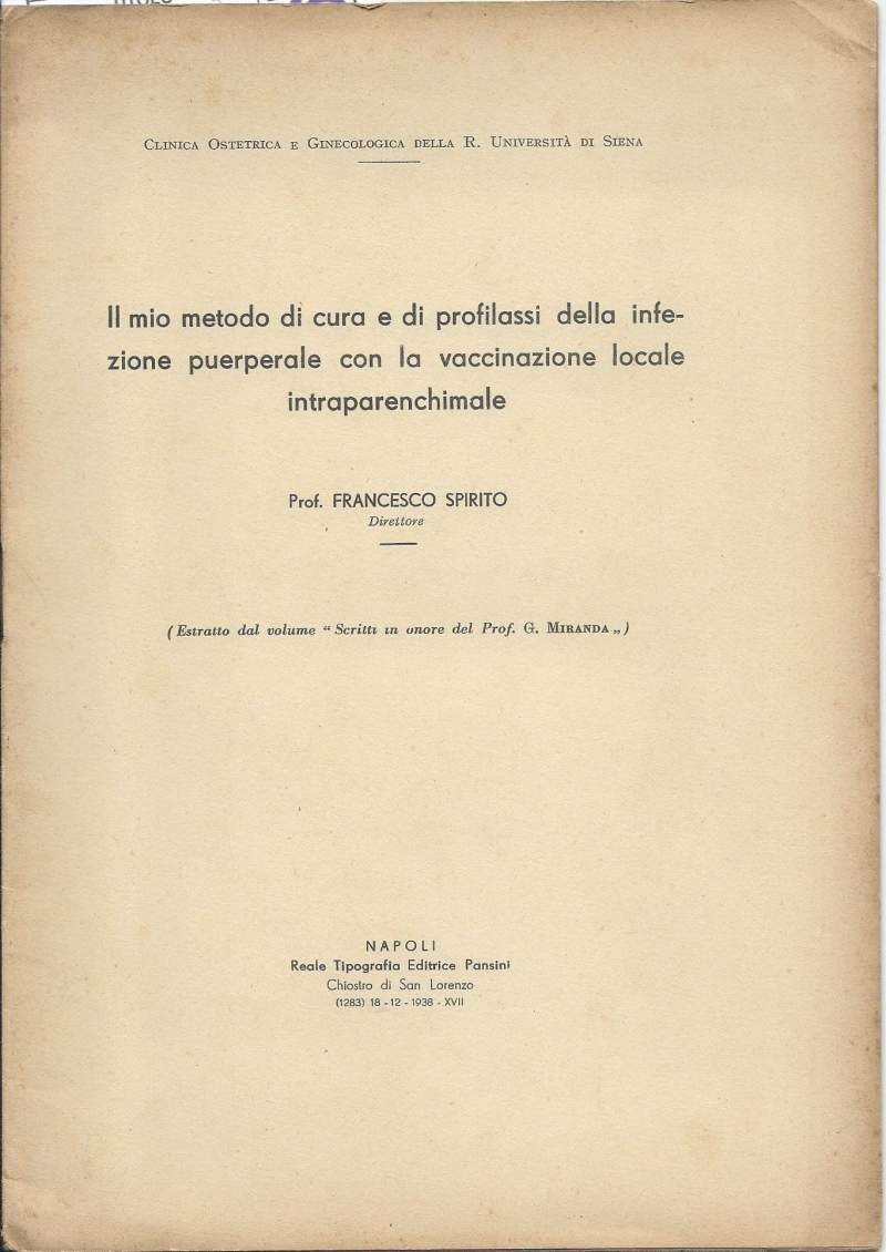 IL MIO METODO DI CURA E DI PROFILASSI DELLA INFEZIONE … | Immagine principale