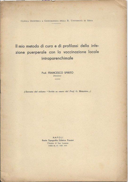 IL MIO METODO DI CURA E DI PROFILASSI DELLA INFEZIONE … | Immagine Gallery 2