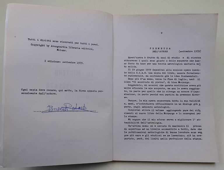 Il Mistero svelato-revisione e ricostruzione dell'astrologia
