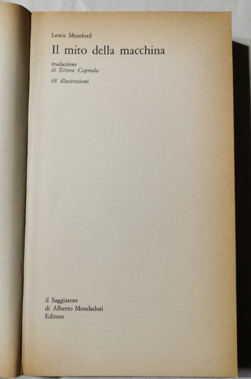 Il mito della macchina