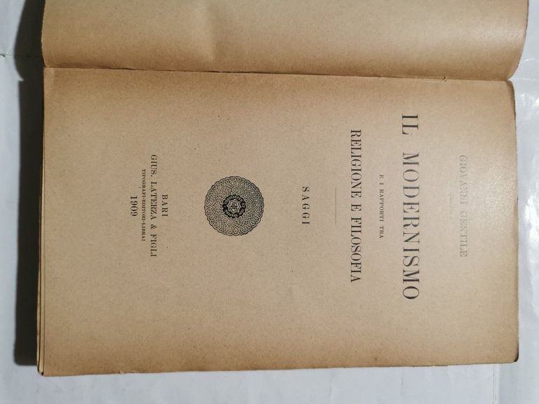 Il Modernismo e i rapporti tra Religione e Filosofia