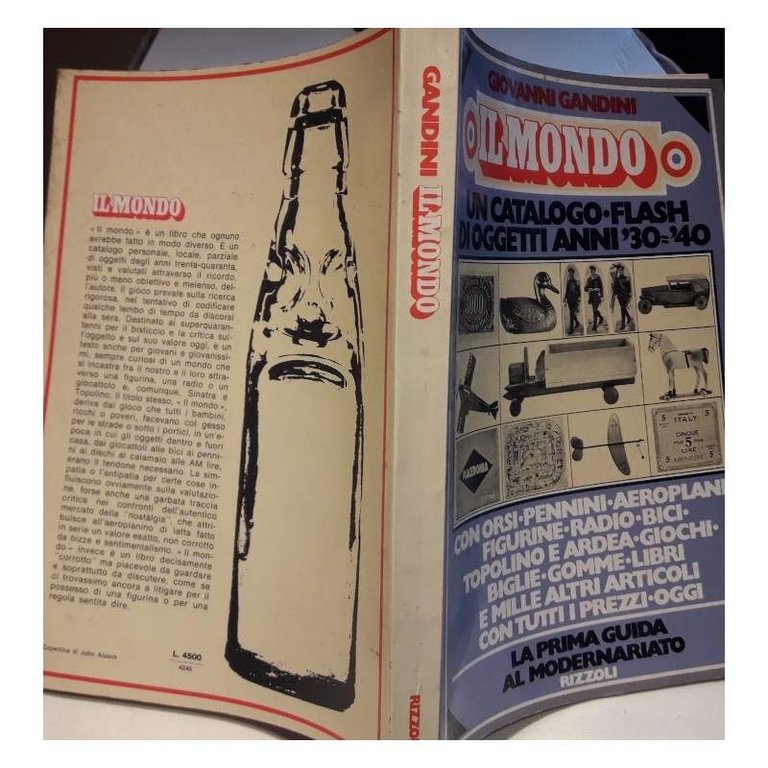 IL MONDO- UN CATALOGO- FLASH DI OGGETTI ANNI '30-'40(1974)