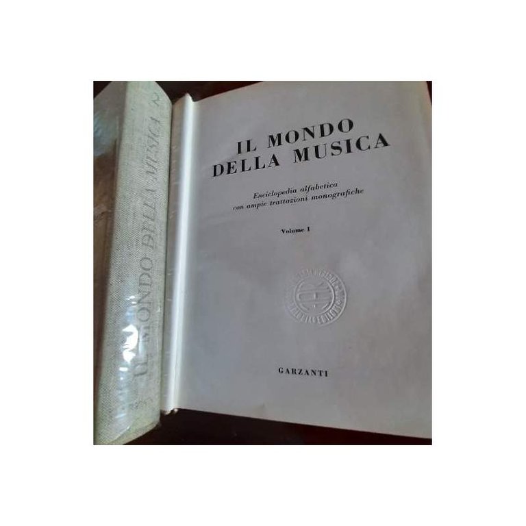 IL MONDO DELLA MUSICA-ENCICLOPEDIA ALFABETICA CON AMPIE TRATTAZIONI MONOGRAFICHE-2 VOLL. …