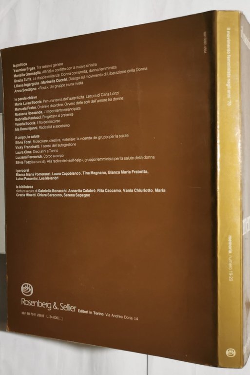 Il movimento femminista negli anni '70