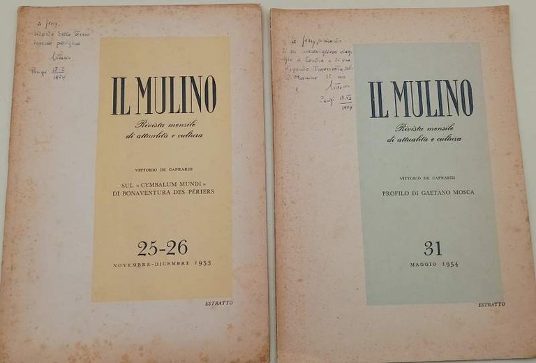 IL MULINO- RIVISTA MENSILE DI ATTUALITA' E CULTURA- N. 25-26/31( …