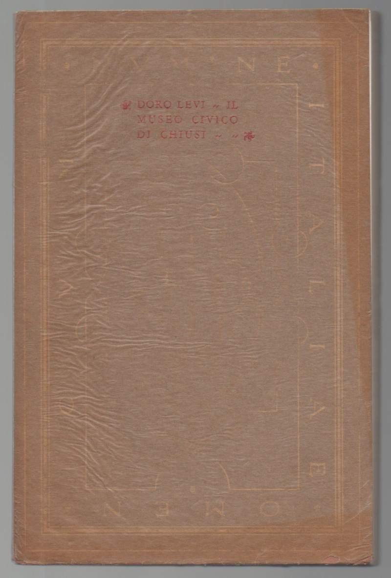 IL MUSEO CIVICO DI CHIUSI (1935) | Immagine principale