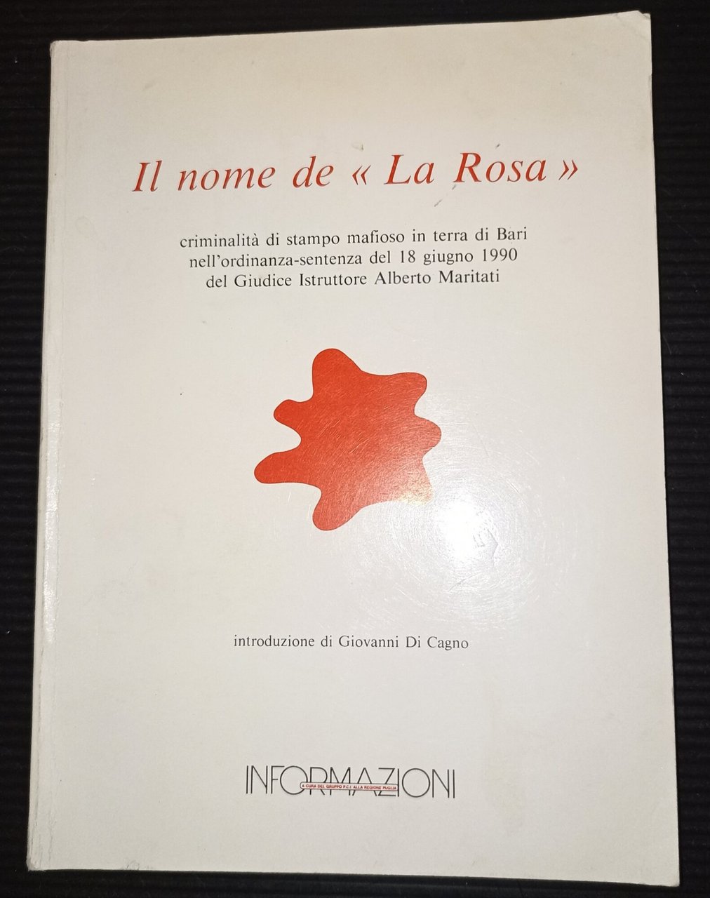 Il nome de "La Rosa" criminalità di stampo mafioso in …