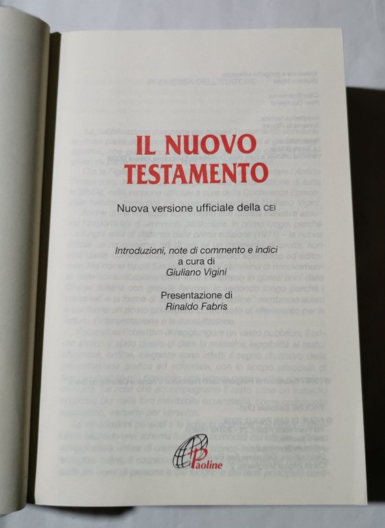 Il Nuovo Testamento | Immagine Gallery 2