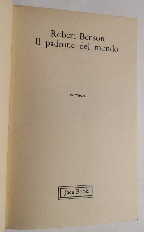 Il padrone del mondo