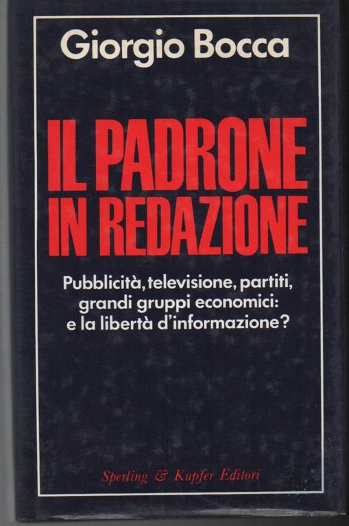 IL PADRONE IN REDAZIONE (1989)