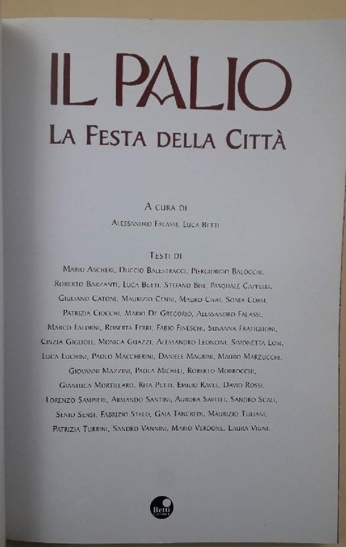IL PALIO - LA FESTA DELLA CITTA'(2003)