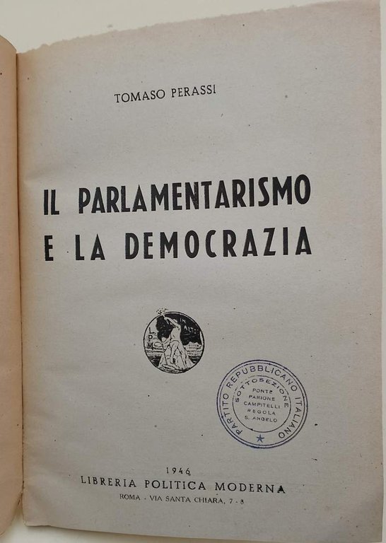 IL PARLAMENTO E LA DEMOCRAZIA(1946)