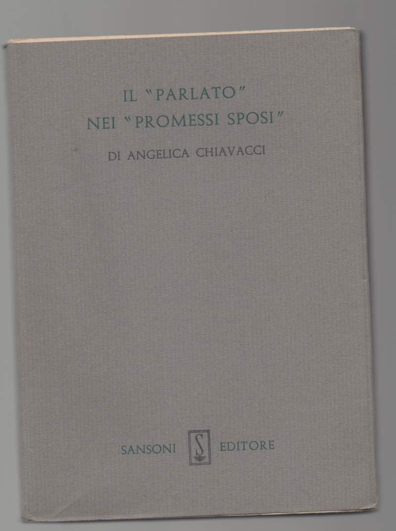 IL"PARLATO" NEI "PROMESSI SPOSI" (1961)