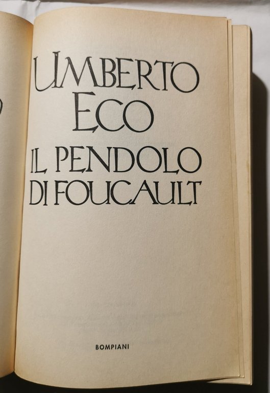 Il pendolo di Foucault