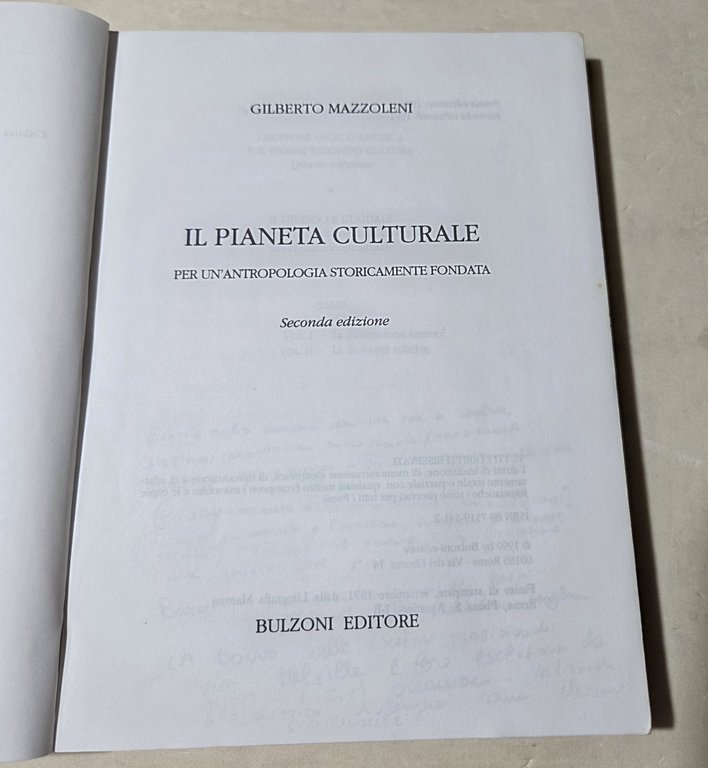Il pianeta culturale - per un'antropologia storicamente fondata | Immagine Gallery 2