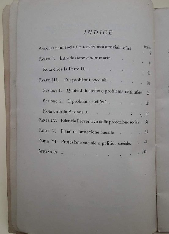 IL PIANO BEVERIDGE( 1943)