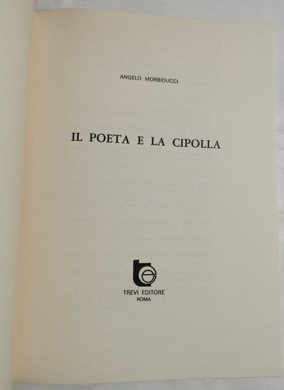 Il poeta e la cipolla