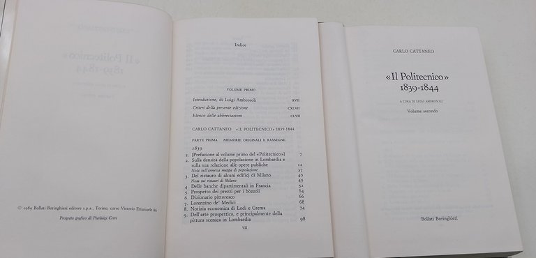 Il Politecnico 1839-1844- 2 voll.