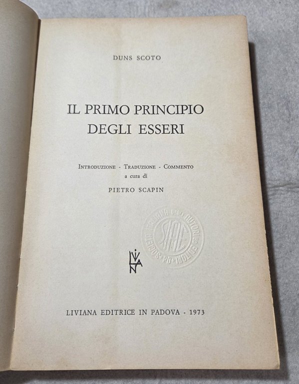 Il primo principio degli esseri | Immagine Gallery 2