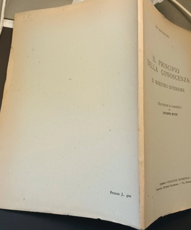 Il principio della conoscenza - il maestro interiore