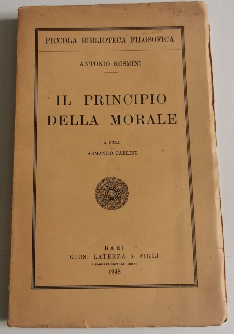 Il principio della Morale | Immagine principale