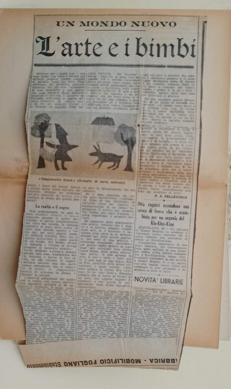 IL PROBLEMA DELL'ARTE INFANTILE(1937)