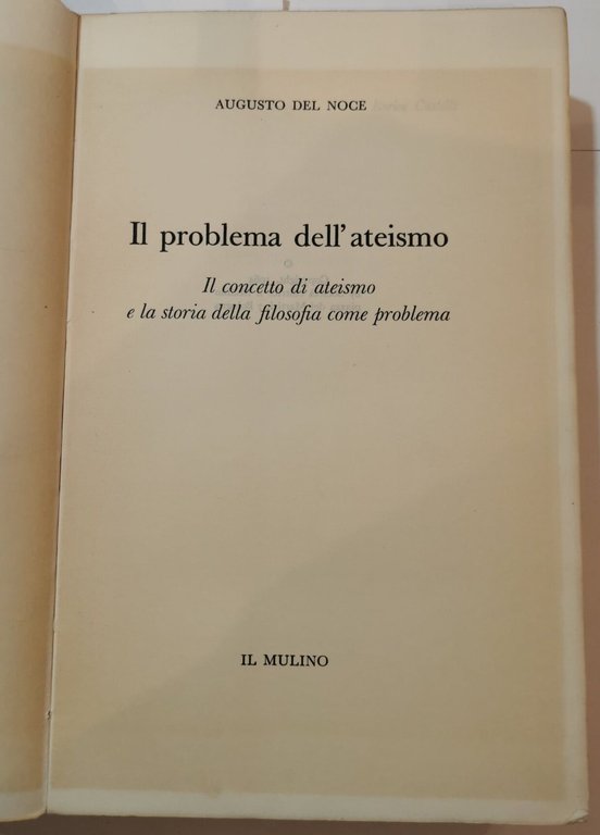 Il problema dell'ateismo - il concetto di ateismo e la …